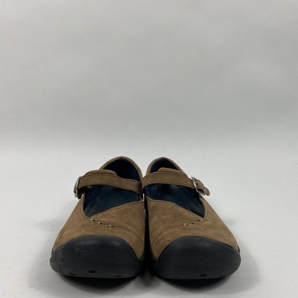 Keen Brown Mary Jane Flats - Picture 4 of 7